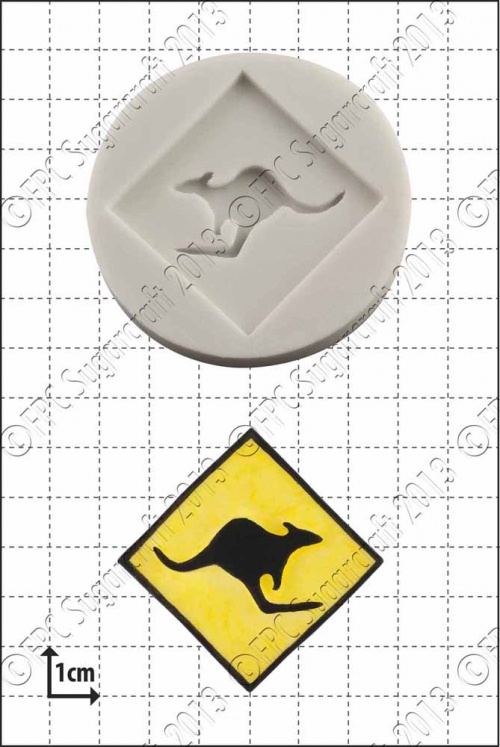 'Kangaroo Sign' Silicone Mould